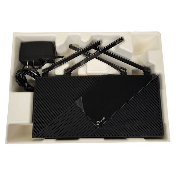 TP-Link Archer AX55 AX3000 Dual Band Gigabit Wi-Fi 6 Router Black EUC In Box - Picture 7 of 16